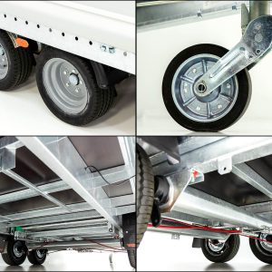 Vezeko Hochlader Anhänger J30.43 | 210x430cm | 3t | Ladefläche kippbar – Bild 4