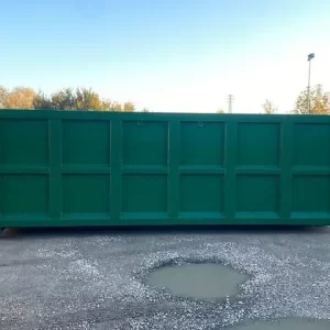 Offener Roll-Off-Container in Grün – Für sperrigen Abfall – Bild 6