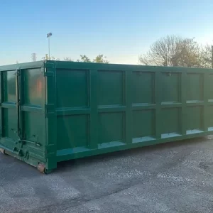 Offener Roll-Off-Container in Grün – Für sperrigen Abfall – Bild 7