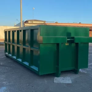 Offener Roll-Off-Container in Grün – Für sperrigen Abfall – Bild 9
