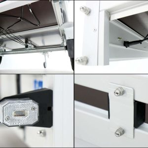  Anhänger mit Plane 125x250cm 750kg | Typ U4 | Flachplane Profi weiß – Bild 13