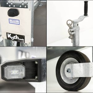 Ifor Williams Baumaschinenanhänger GX105 HD 157x303 3,5t | Einzelrampen – Bild 7