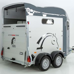 Cheval Liberte Pferdeanhänger GOLD 3 | Premium | Pullman 2 | Sattelkammer | grau – Bild 14