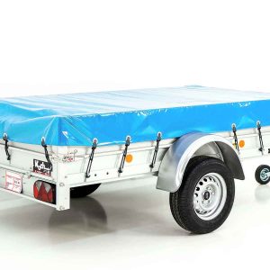  Anhänger mit Plane 125x250cm 750kg | Typ U4 | Flachplane Profi hellblau – Bild 15