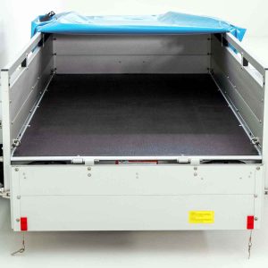  Anhänger mit Plane 125x250cm 750kg | Typ U4 | Flachplane Profi hellblau – Bild 4