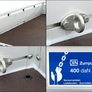  Anhänger 150x300cm 750kg | Typ U7 | Flachplane Profi schwarz – Bild 6