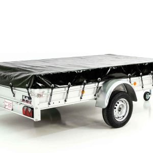  Anhänger 150x300cm 750kg | Typ U7 | Flachplane Profi schwarz – Bild 13