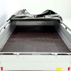  Anhänger 150x300cm 750kg | Typ U7 | Flachplane Profi schwarz – Bild 3