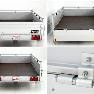  Anhänger 150x300cm 750kg | Typ U7 | Flachplane Profi schwarz – Bild 5