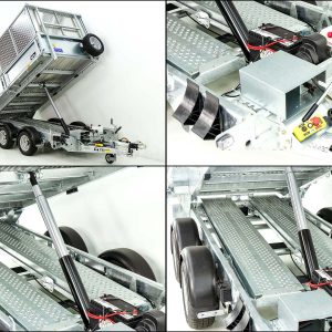Ifor Williams Heckkipper TT 3017 170x300cm 3,5t | E-Pumpe | BWA 80cm – Bild 2