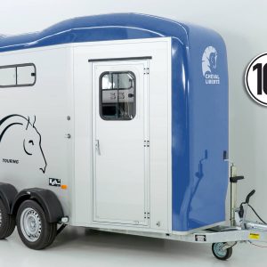 Cheval Liberte Pferdeanhänger Touring Jumping | Pullman-Fahrwerk | Sattelkammer | blau – Bild 1