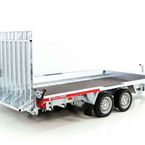 Temared Baumaschinenanhänger Builder 183x400cm 3,5t | Rampe – Bild 9