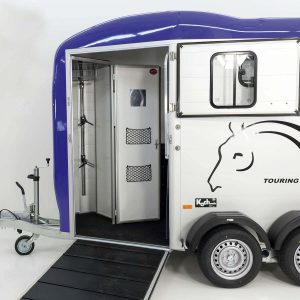 Cheval Liberte Pferdeanhänger Touring Country | Sattelkammer | Frontausstieg | blau – Bild 12