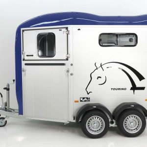 Cheval Liberte Pferdeanhänger Touring Country | Sattelkammer | Frontausstieg | blau – Bild 8