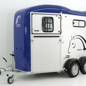 Cheval Liberte Pferdeanhänger Touring Country | Sattelkammer | Frontausstieg | blau – Bild 7