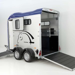 Cheval Liberte Pferdeanhänger Touring Country | Sattelkammer | Frontausstieg | blau – Bild 6