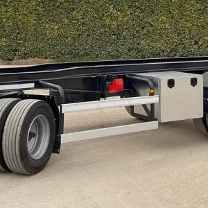 Zorzi Roll-Off-Trailer mit Bogenaufbau (Länge: 8 m) – Bild 6