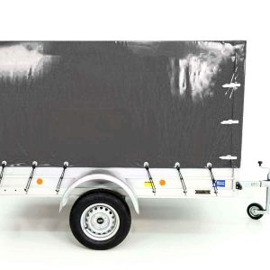  Anhänger mit Plane 125x250cm 750kg | Typ U4 | Hochplane 140 cm Profi | Anthrazit – Bild 3