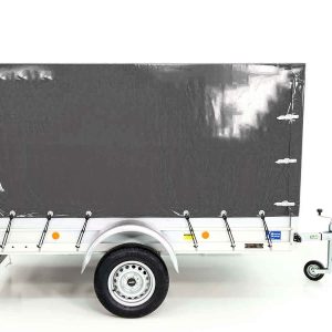  Anhänger mit Plane 125x250cm 750kg | Typ U4 | Hochplane 140 cm Profi | Anthrazit – Bild 5