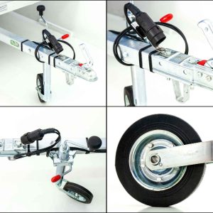  Anhänger mit Plane 125x250cm 750kg | Typ U4 | Hochplane 140 cm Profi | Anthrazit – Bild 9