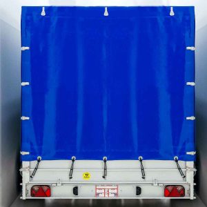  Anhänger mit Plane 185x400cm 2600kg | Typ 10.26 | Hochplane 200cm Blau – Bild 10