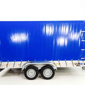  Anhänger mit Plane 185x400cm 2600kg | Typ 10.26 | Hochplane 200cm Blau – Bild 12