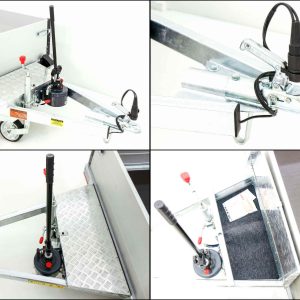 Vezeko Absenkanhänger 127x246 cm 750 kg | Bordwandaufsatz – Bild 10