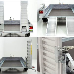 Unsinn Baumaschinenanhänger UBA 160x306cm 3,5t | Schwenk-Rampen – Bild 16