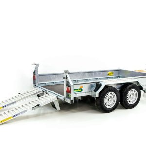 Unsinn Baumaschinenanhänger UBA 160x306cm 3,5t | Schwenk-Rampen – Bild 8