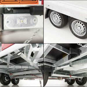 Vezeko Multidreiseitenkipper VMDK35.4 | 210x400cm 3,5t | Ladefläche kippbar – Bild 9