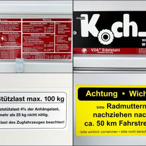  Deckelanhänger 150x250cm Höhe: 125cm 1300kg | Typ 6.13 | Seitentür – Bild 3