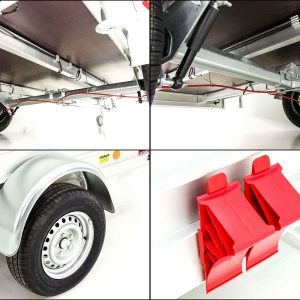 Deckelanhänger 150x250cm Höhe: 125cm 1300kg | Typ 6.13 | Seitentür – Bild 16
