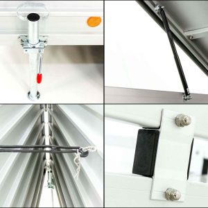  Deckelanhänger 150x250cm Höhe: 125cm 1300kg | Typ 6.13 | Seitentür – Bild 4