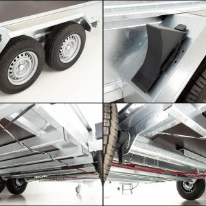 Unsinn Baumaschinenanhänger UBA 166x366cm 3,0t | Schwenk-Rampen – Bild 6