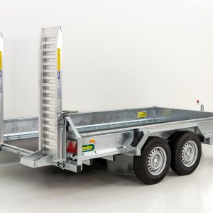 Unsinn Baumaschinenanhänger UBA 166x366cm 3,0t | Schwenk-Rampen – Bild 8