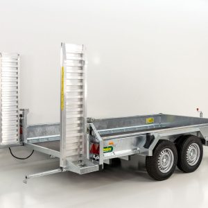 Unsinn Baumaschinenanhänger UBA 166x366cm 3,0t | Schwenk-Rampen – Bild 9