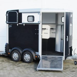 Ifor Williams Pferdeanhänger HB506|Frontausstieg|Klappenkombi|schwarz – Bild 6