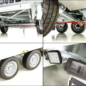 Twintrailer Multi-Heckkipper TT30-30 3,0t | 183x309x40/BWA80cm | Tandem | LED – Bild 6