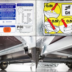 Ifor Williams Baumaschinenanhänger GH1054 163x305 3,5t | Rampe – Bild 7