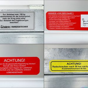 Unsinn Dreiseitenkipper UDK 175x306cm 2,6t | E-Pumpe | Notpumpe – Bild 9