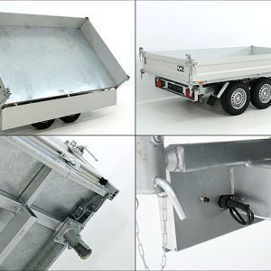 Unsinn Dreiseitenkipper UDK 175x306cm 2,6t | E-Pumpe | Notpumpe – Bild 14