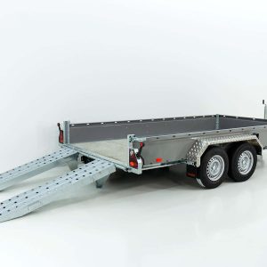 Vezeko Baumaschinenanhänger BA 190x390 cm 3,5t | grau | Schwenk-Rampen | SB – Bild 13