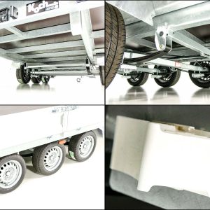 Variant Hochlader Anhänger 3563 UX 210x620 cm | 3,5t | Ladefläche kippbar – Bild 12