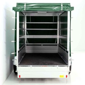 Anhänger mit Plane 150x350cm 2600kg | Typ 8.26 | Hochplane 180cm - Grün – Bild 8